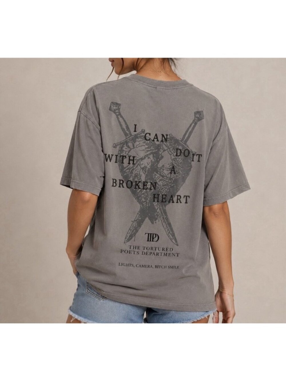 Official Taylor Swift TTPD “I Can Do It With A Broken Heart” Size MEDIUM